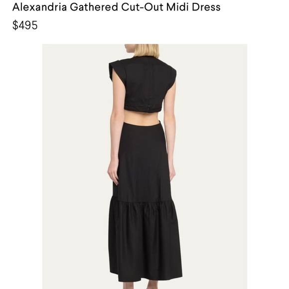 A.L.C. Alexandria Cotton Midi Dress - Picture 9 of 9